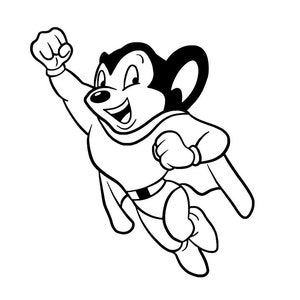 SVG - mighty mouse - Digital Download - Cutting File