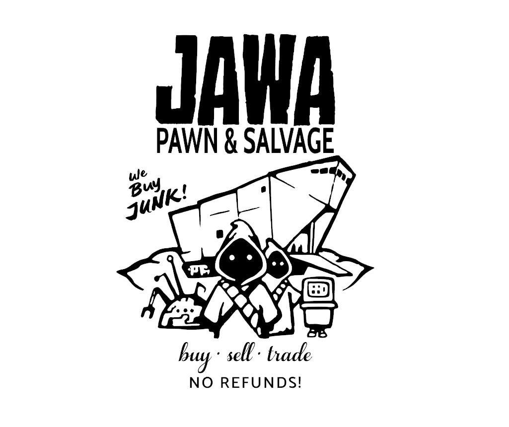 SVG - Jawa Pawn and Salvage - Star Wars - Digital Download - Cutting File