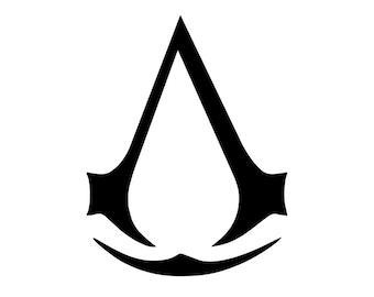 SVG - アサシン クリード ロゴ - デジタル ダウンロード - カット ファイル