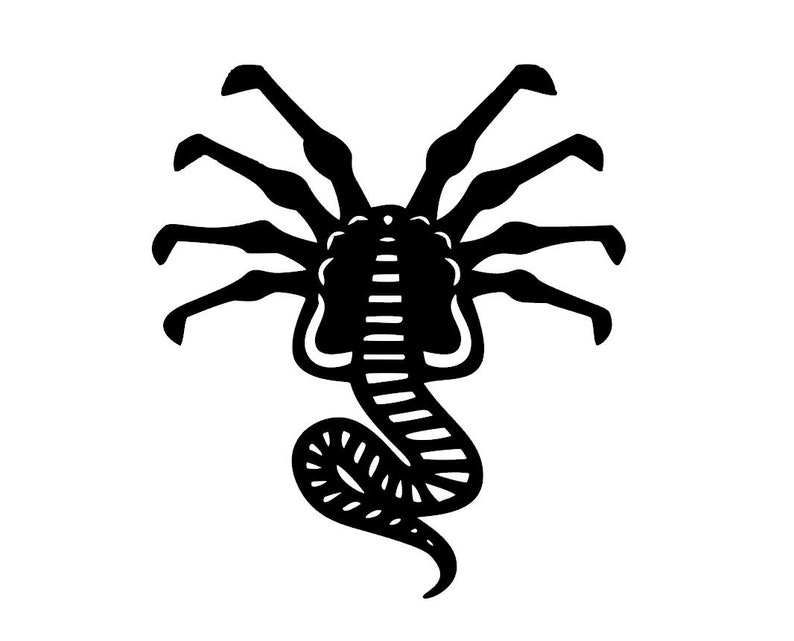 SVG Aliens Facehugger Digital Download Cutting File Etsy