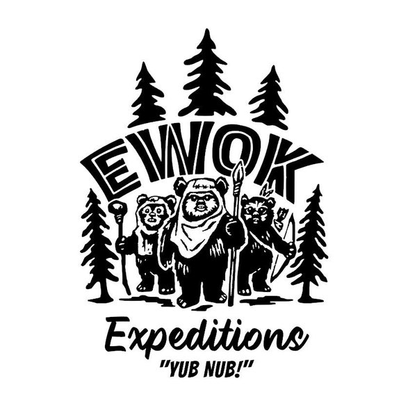 SVG - Ewok Expeditions - Star Wars - Endor - Digital Download - Cutting File