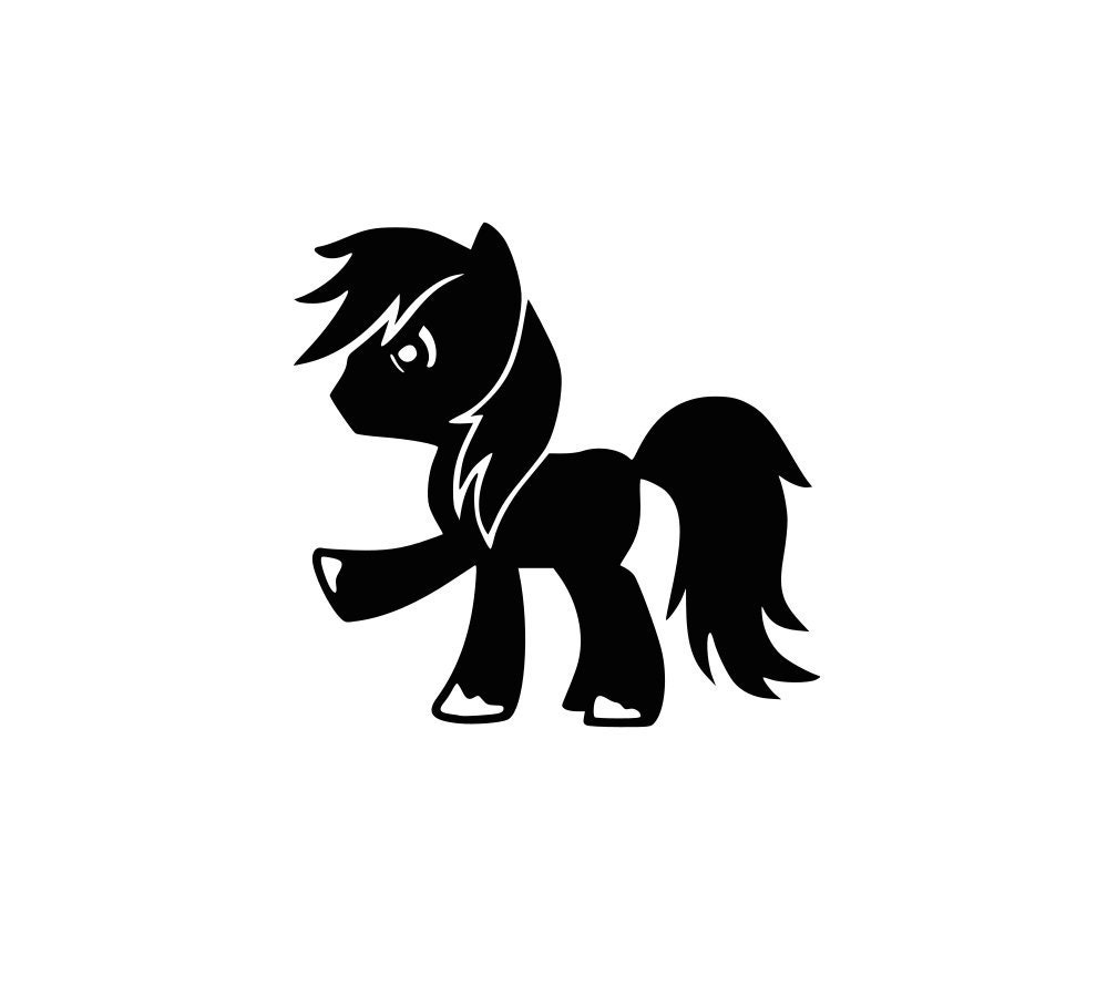 My Little Pony Brony Decal Car Window Sticker MLP | Etsy