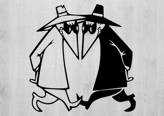 Spy vs Spy Vinyl Car Window Sticker Decal Mad Magazine | Etsy