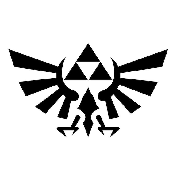 SVG - Zelda Triforce Hyrule - Digital Download - Cutting File