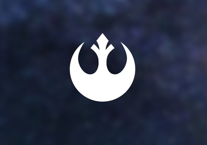 star wars rebellion logo car sticker star wars rebellion logo car sticker