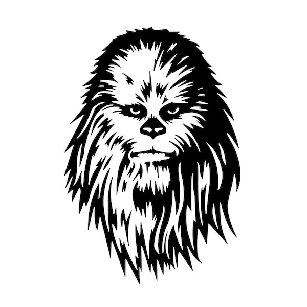 SVG - Chewbacca - Star Wars - Digital Download - Cutting File