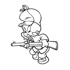 SVG - Elmer Fudd - Digital Download - Cutting File