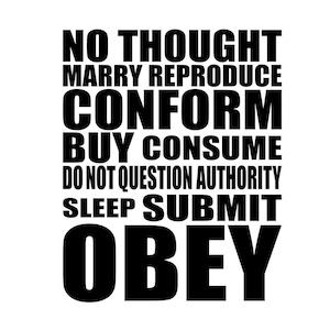 SVG - They Live OBEY - Digital Download - Cutting File