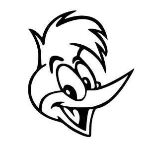 SVG - Woody Woodpecker - Descarga digital - Archivo de corte