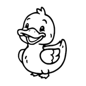 SVG - Cute Duck - Digital Download - Cutting File