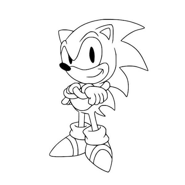 SVG - Sonic the Hedgehog - Digital Download - Cutting File