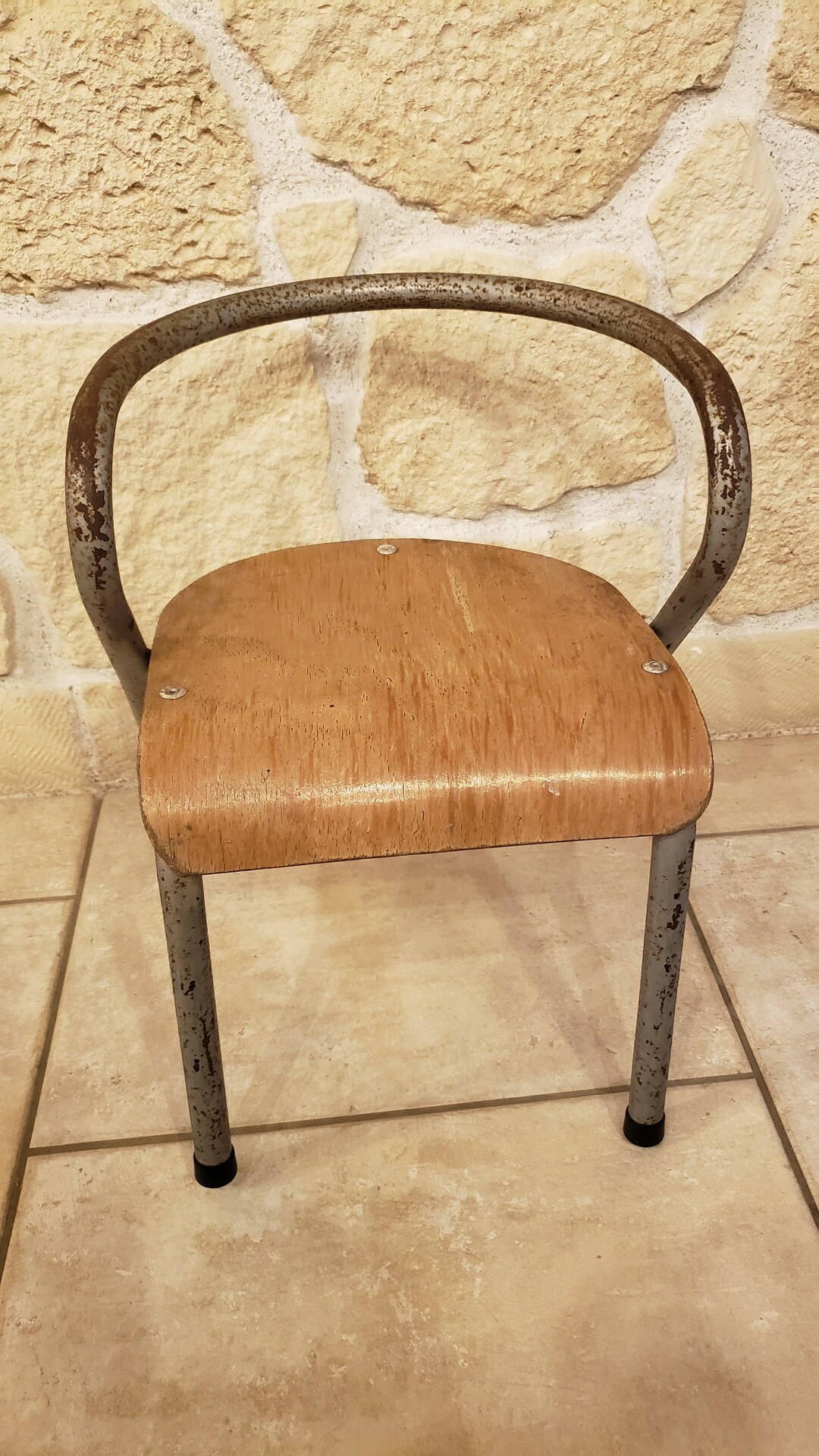 50s School Chair Etsy