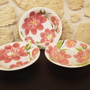 Set of 3 soup plates Made in Italy