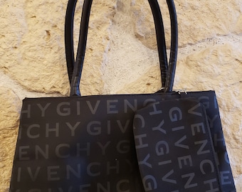 Givenchy monogram handbag + clutch