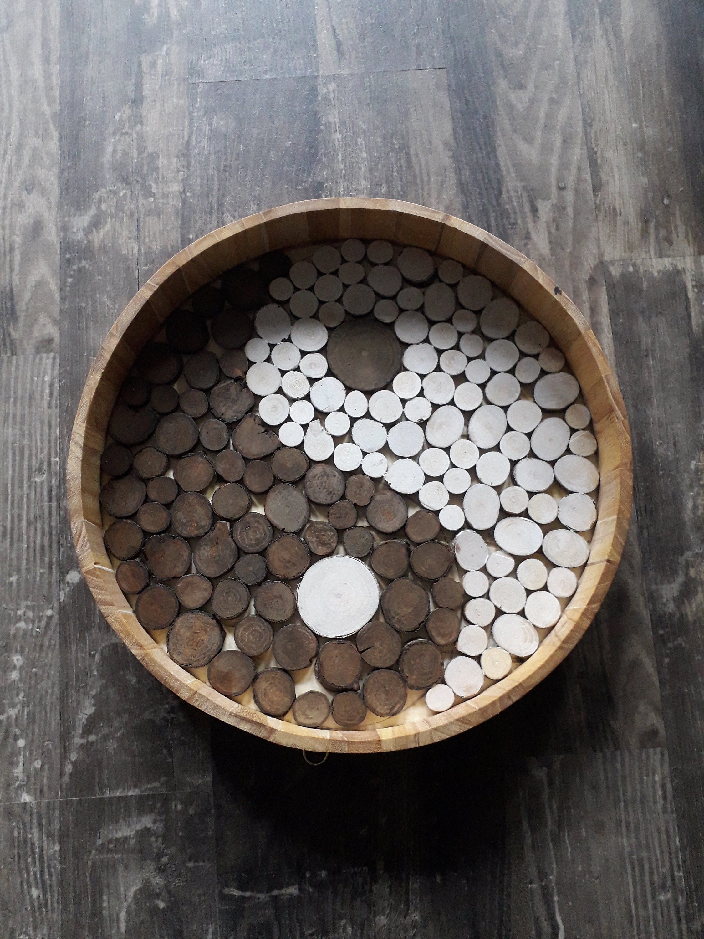 Plateau Bois Yin et Yang