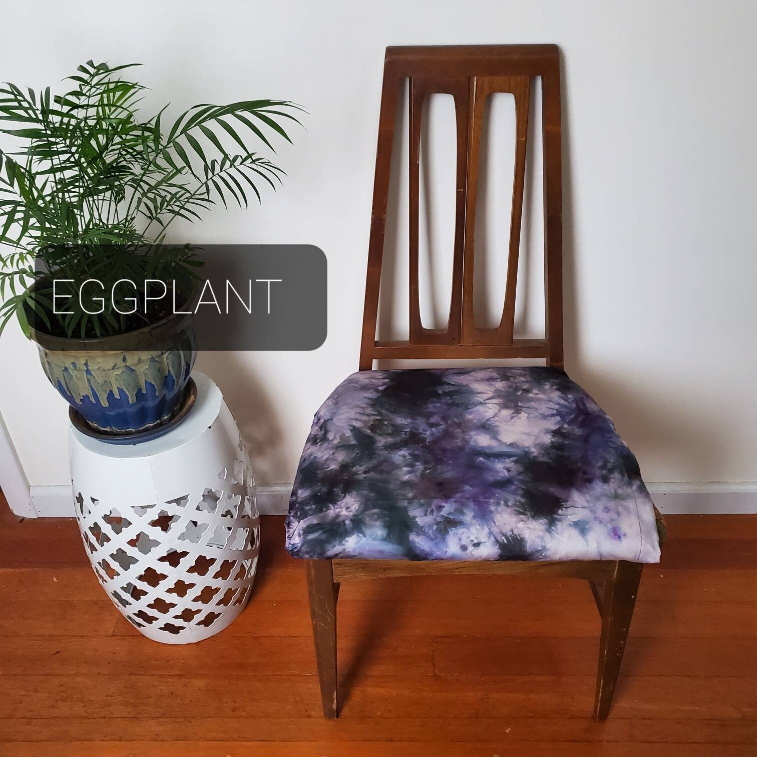 Tie Dye Chair Upholstery hand tie dyed fabric measured and Etsy