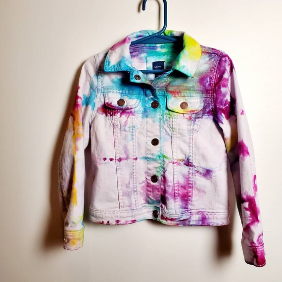 Rainbow Tie Dye Jean Ice Tie Dye Denim 