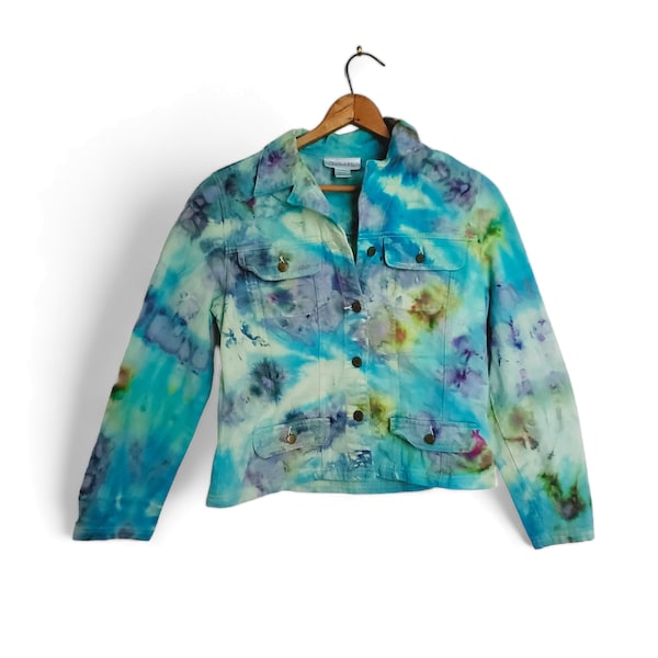Tie-Dye Denim Jacket WDZ0044