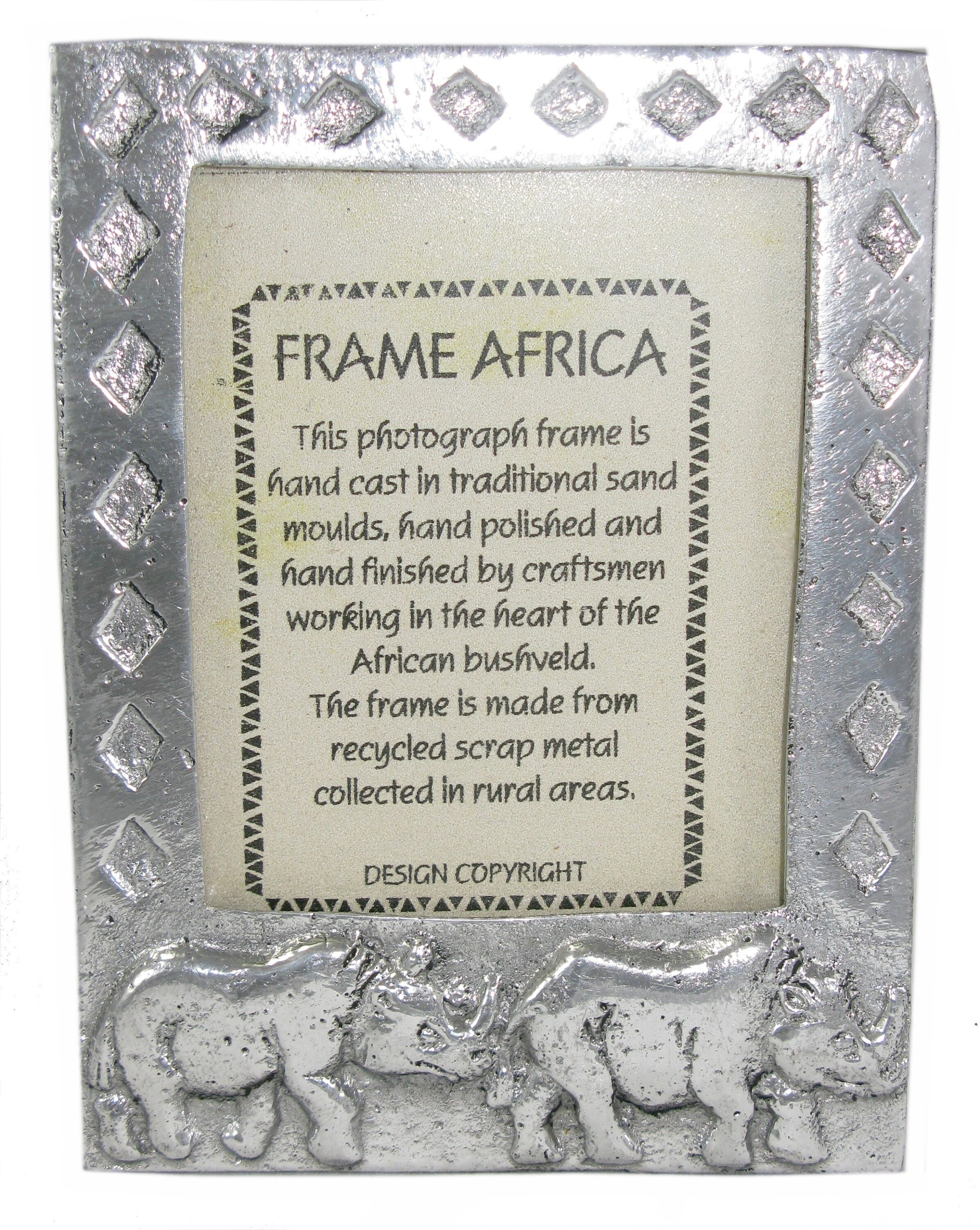 Frame Africa Hand Cast African Photo Frame Made Fro Recycled Etsy UK