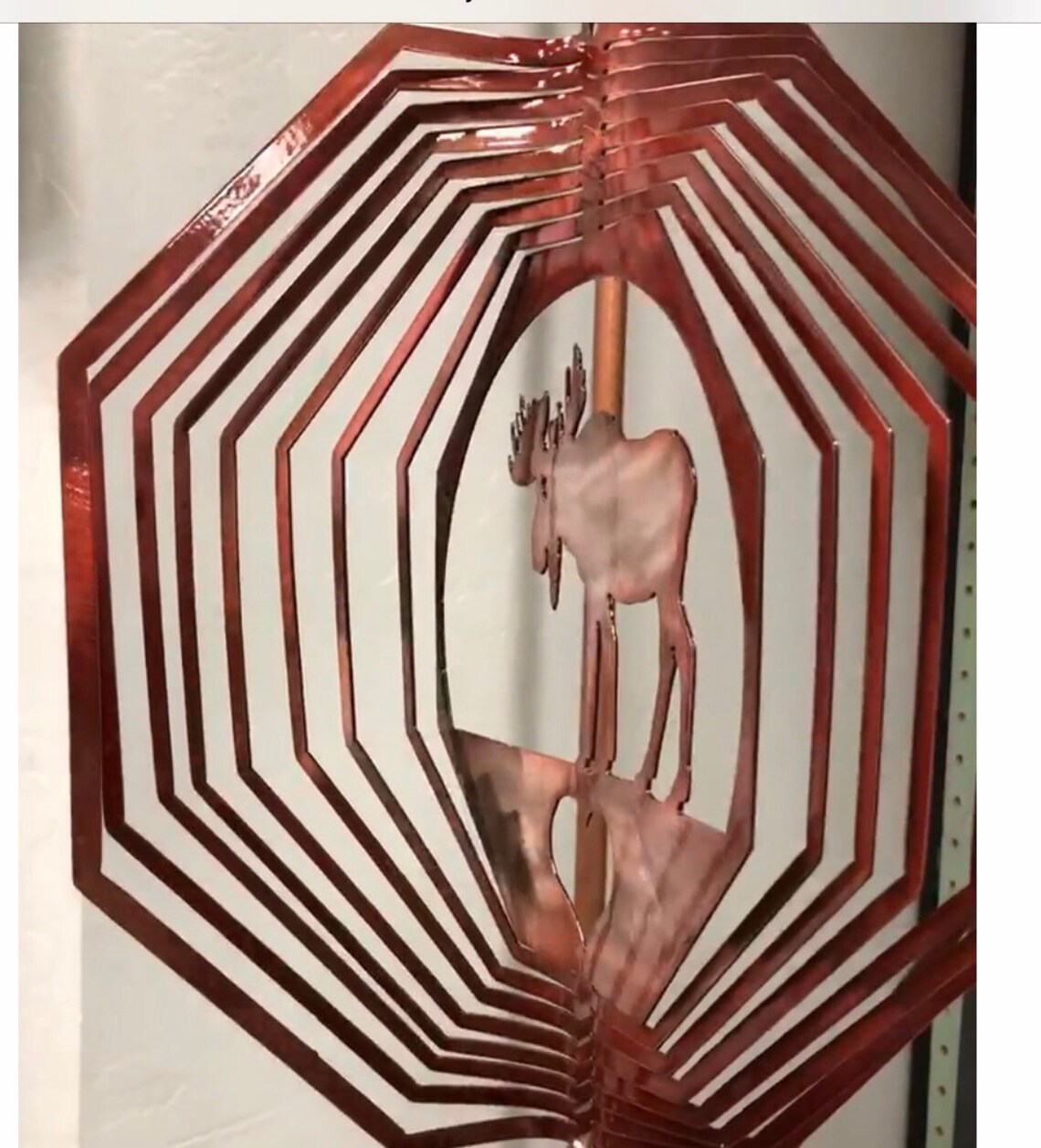 Handmade USA Octagon Colorful Swivel Metal Wind Spinner yard Etsy