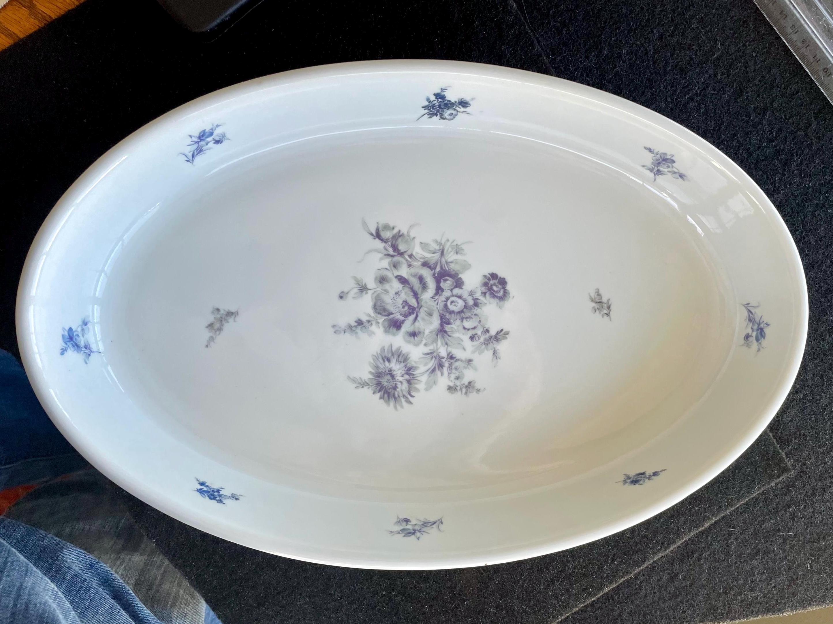 Ships Free Vintage 1968 APILCO France Oval Baker Serving Platter