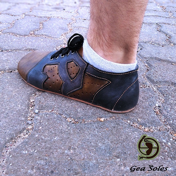 leather sole shoes for grounding