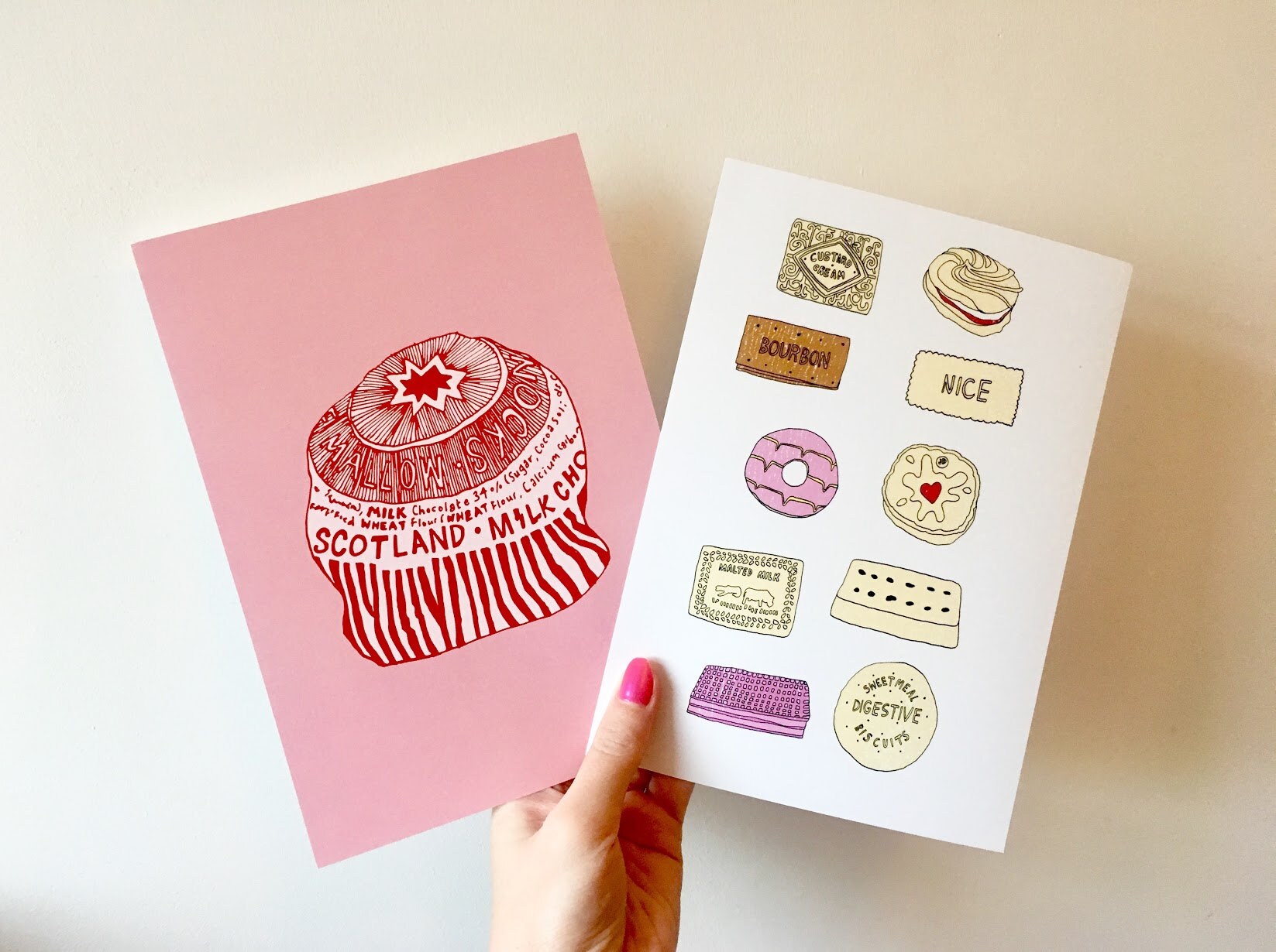 Tunnocks Tea Cake Teacake Art Print Picture Etsy UK