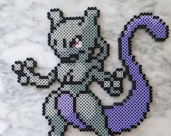 Pokemon Perler Beads Mewtwo Pokemon Go Pokemon Birthday 