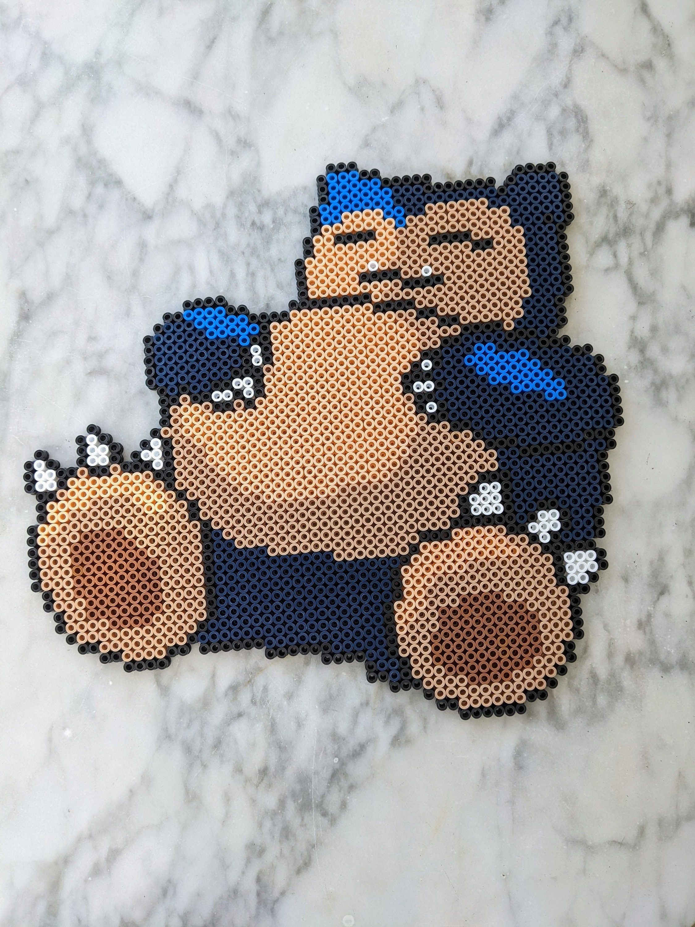 Small Snorlax Hama Beads Snorlax Pokémon Perler Necklace Add To