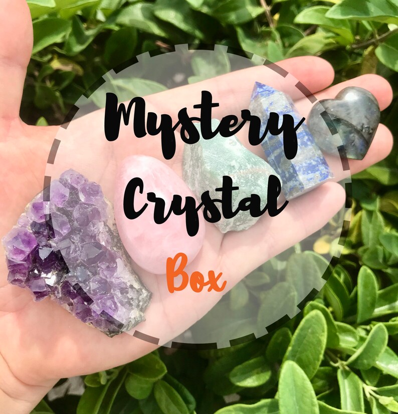 Mystery Crystal Surprise Box Premium Crystal Grab Bag - Etsy