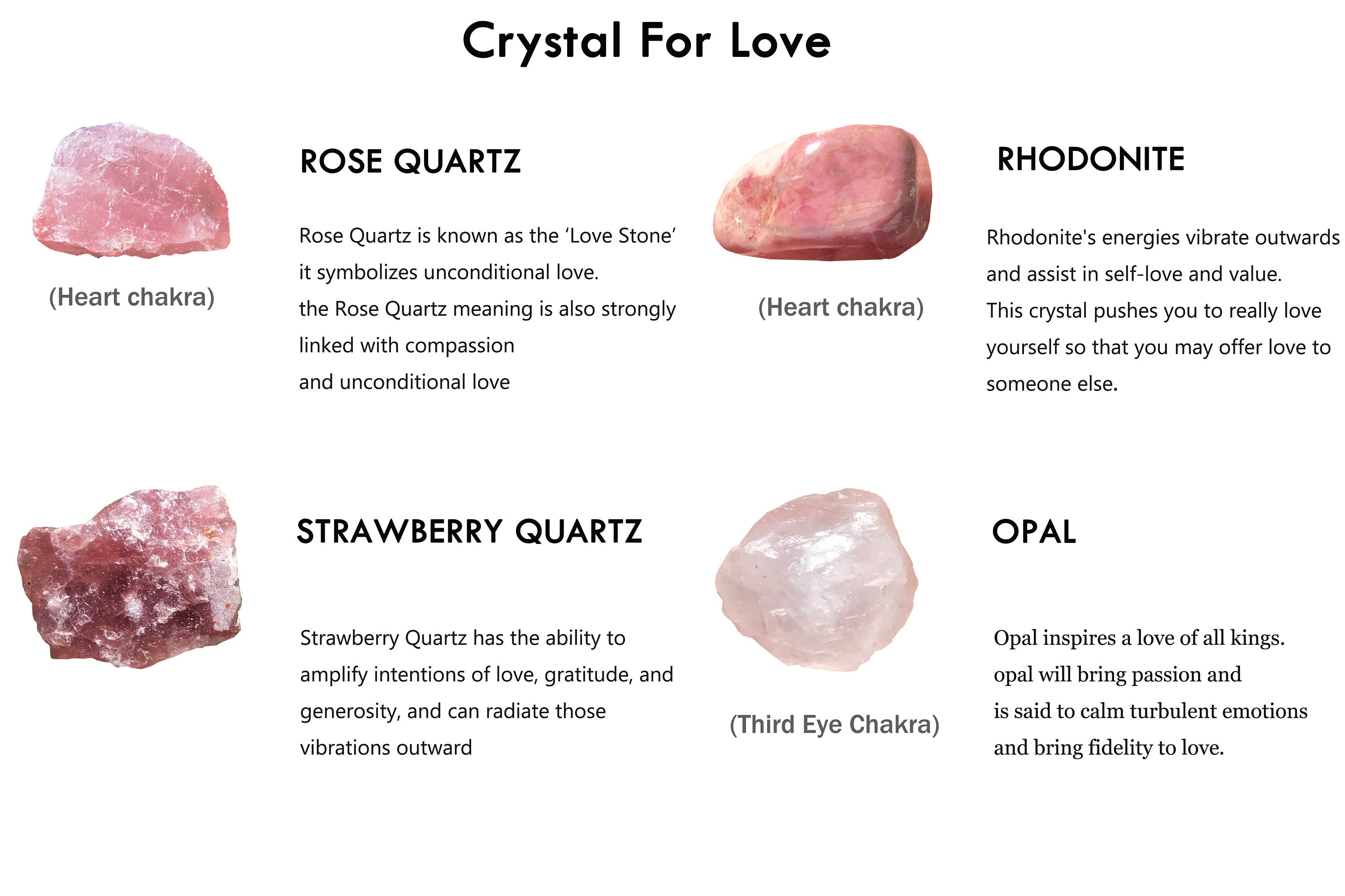 Rose quartz and strawberry quartz deals
