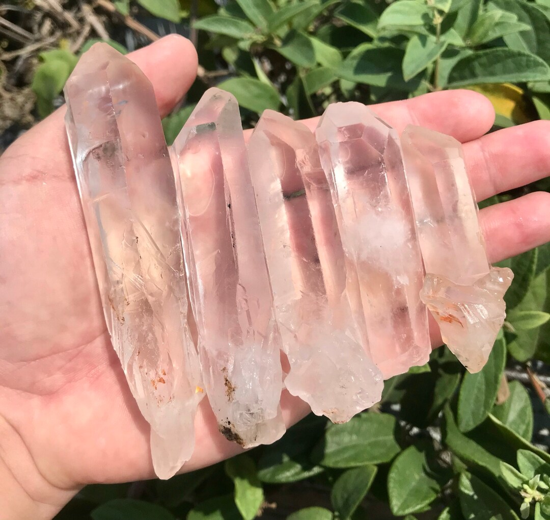 Quartz Root Tips Clear Quartz Crystal Point With Root Base -madagascar Large Quartz ...