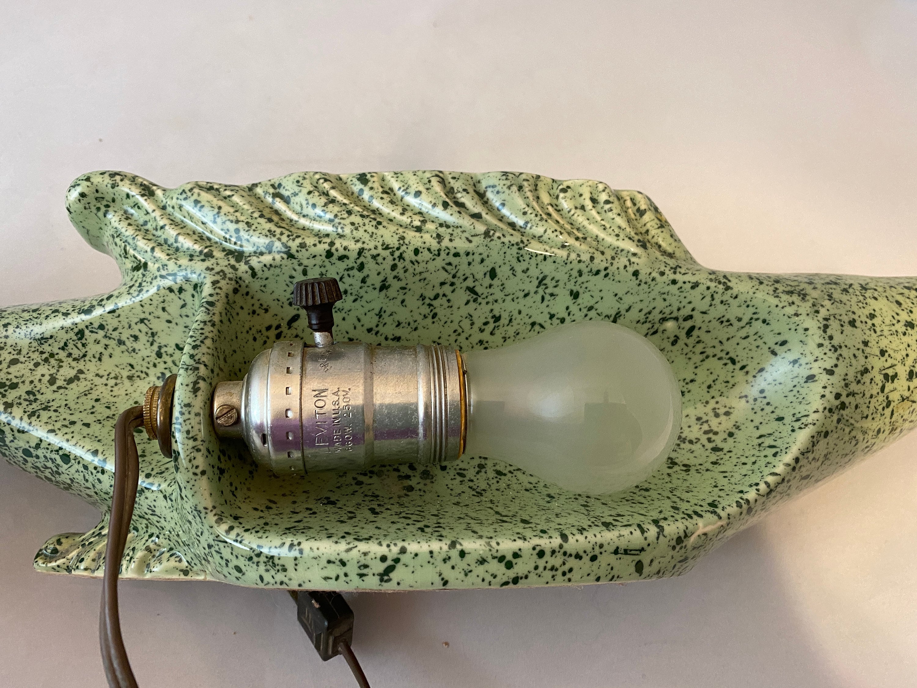 Vintage Fish TV Lamp Mid Century Modern Accent Lighting Etsy