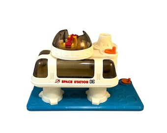 Vintage Lil Playmates Space Station Playset Toy from 1984