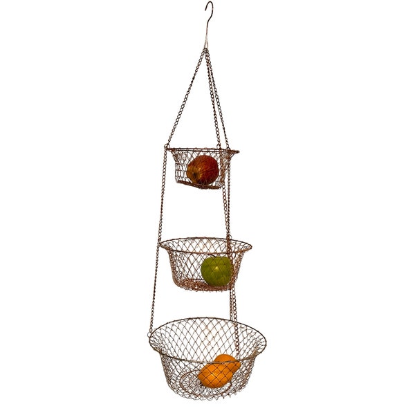 Hanging Fruit Basket Etsy