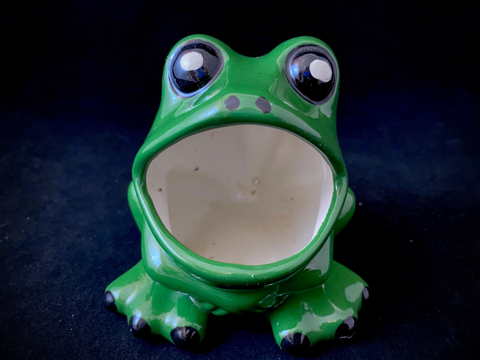 Vintage Frog Kitchen Sink Sponge Scrubber Holder Ceramic Etsy