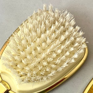 Vintage Hand Mirror Brush Comb Vanity Dresser Set Gold - Etsy