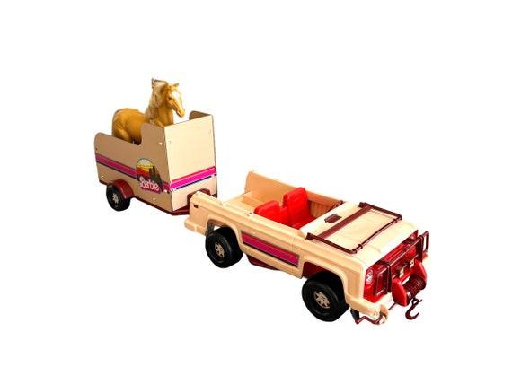 Barbie red truck hotsell