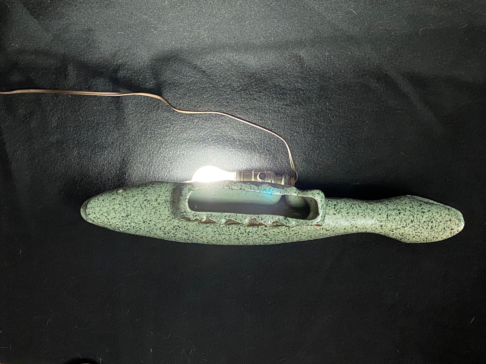 Vintage Fish TV Lamp Mid Century Modern Accent Lighting Etsy