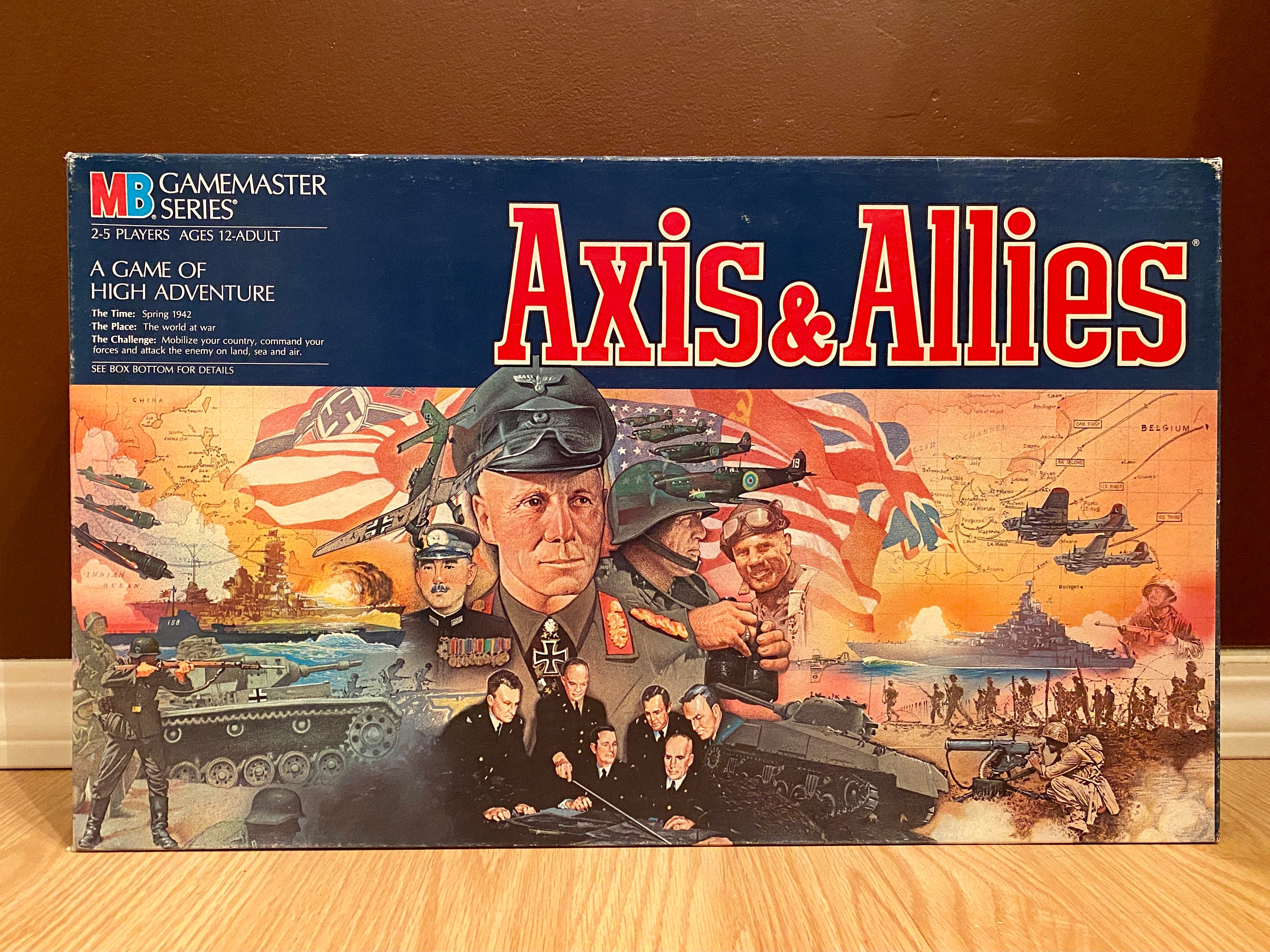 Milton Bradley Axis Allies 1987 Board Game Pieces COMPLETE YOUR GAME