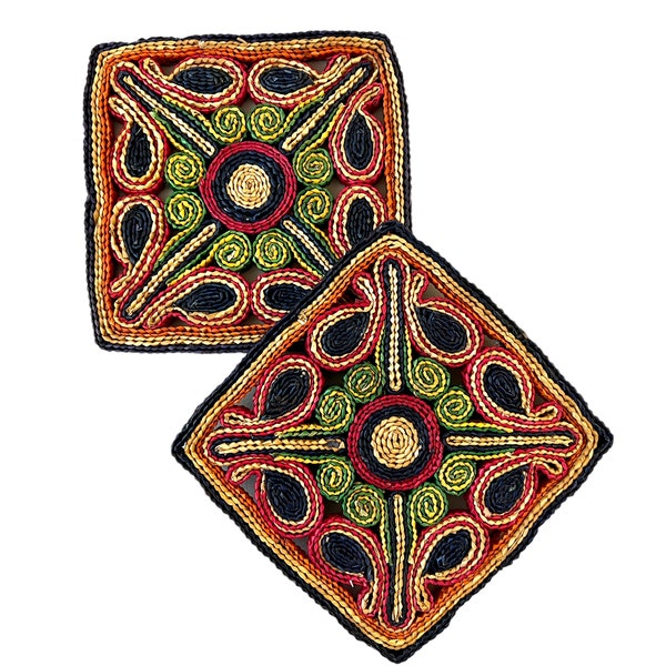 Straw Trivets - Etsy