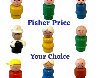 Vintage Fisher Price Little People Main Street with Extras 1986