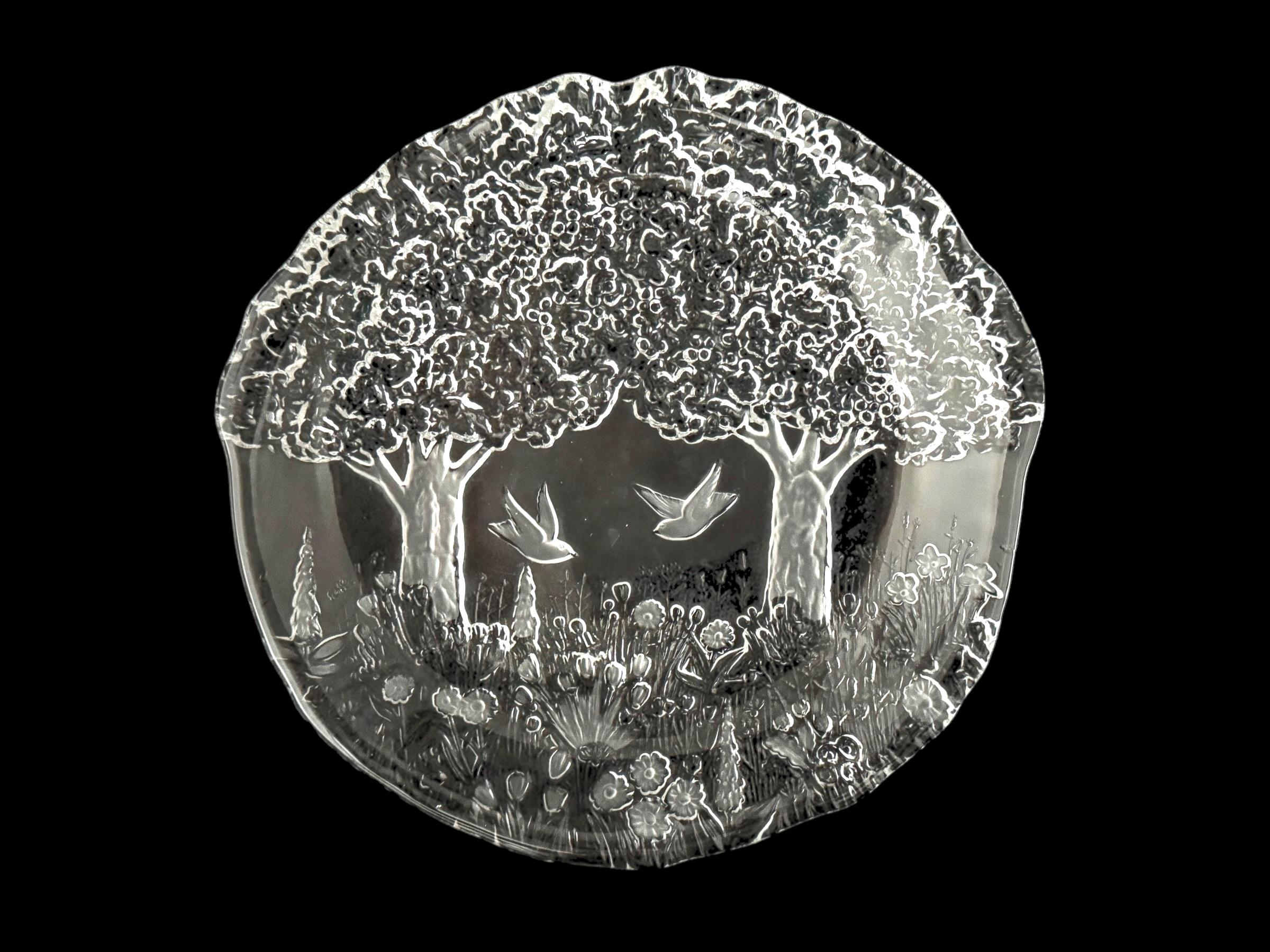 Vintage Kosta Boda Woodlands Side Plate, 8