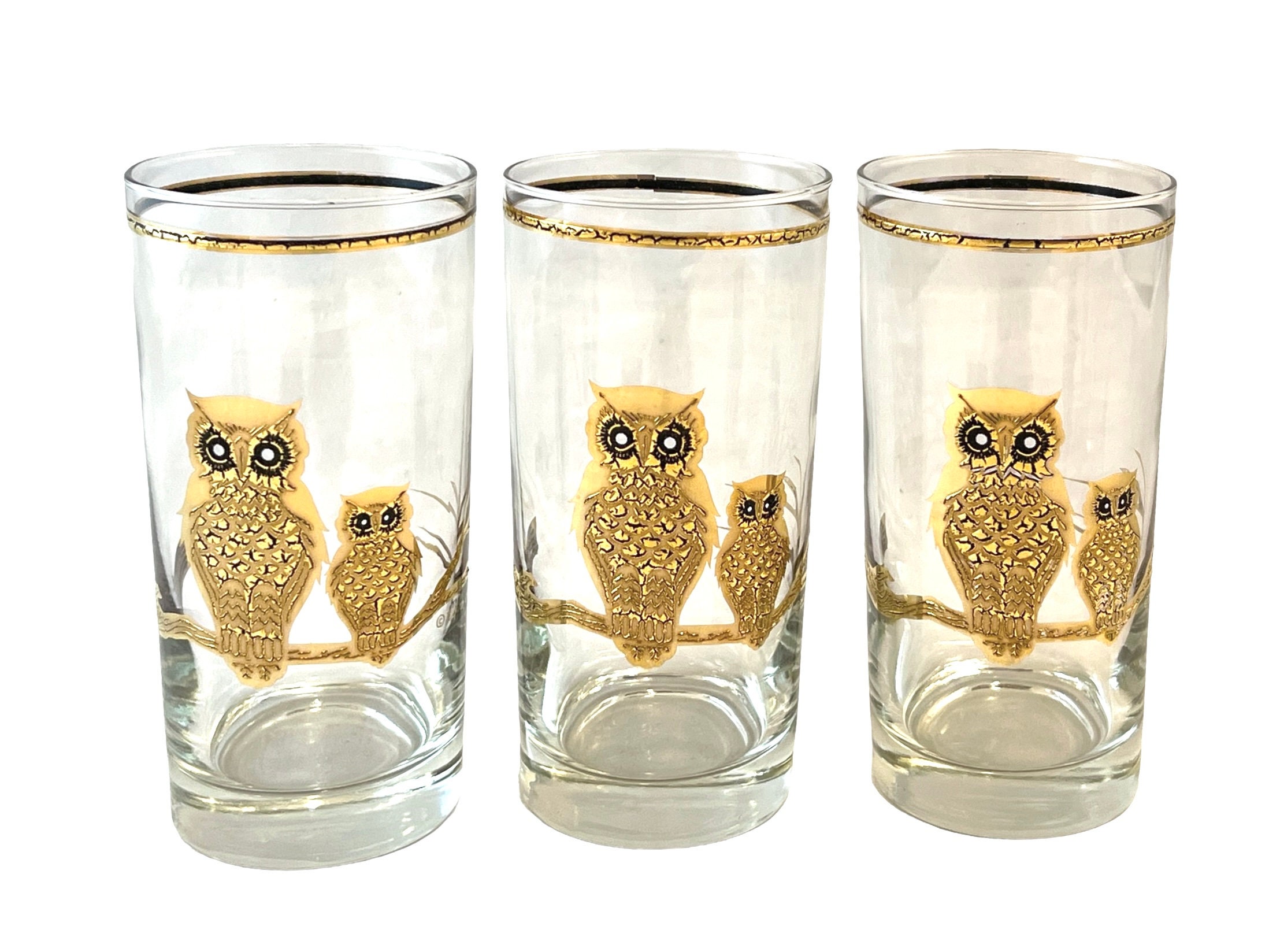 Hoot - Owl Assortment - High Ball Glasses - Set of 4