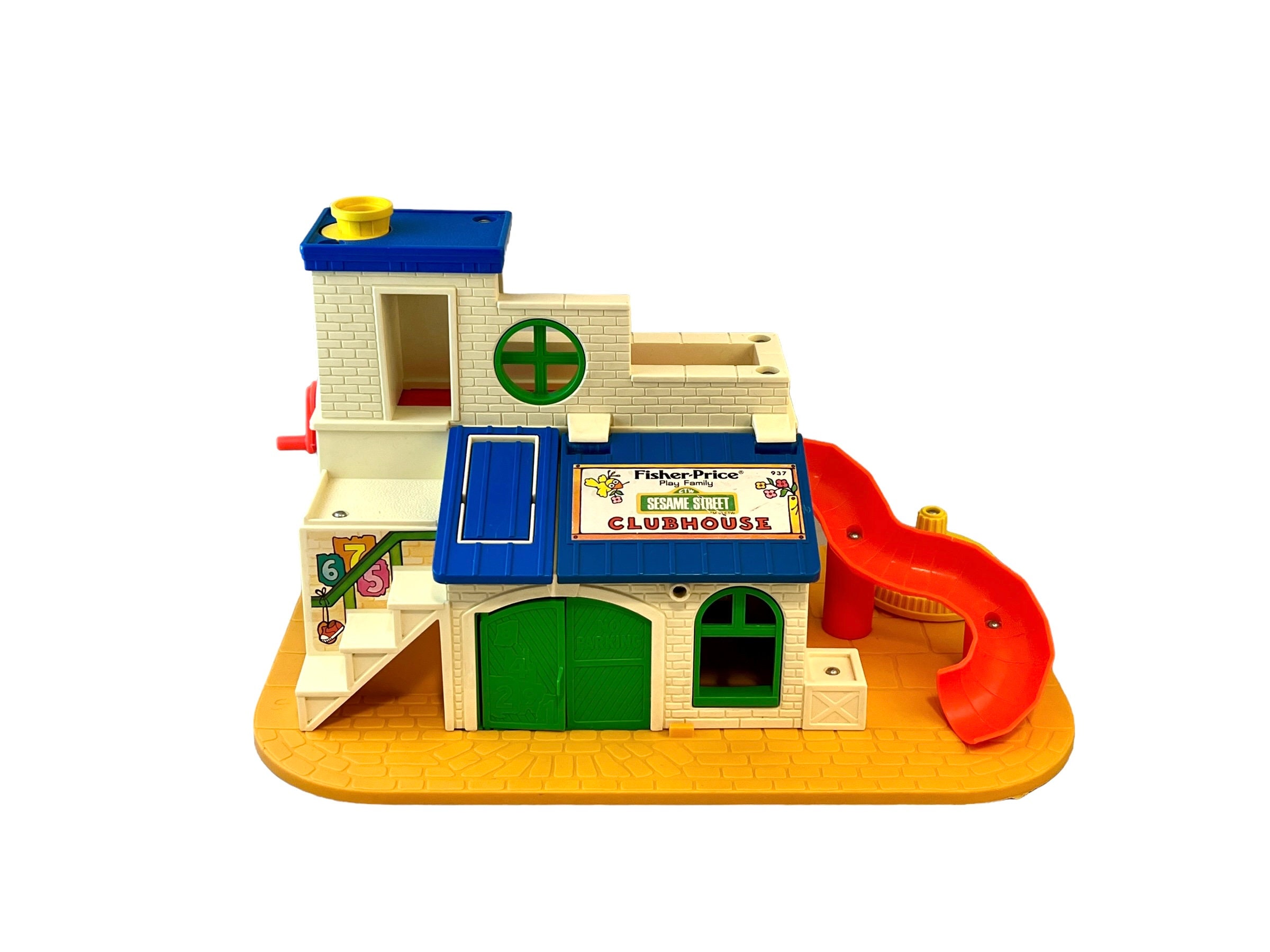Vintage Fisher Price Play Family Sesame Street Clubhouse, 1970's