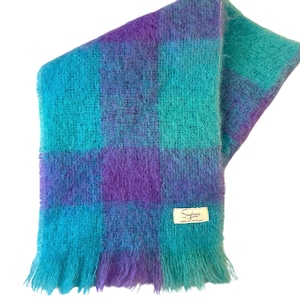 小物 1980s hand knitted mohair scarf 1980s Mohair Scarf - Etsy