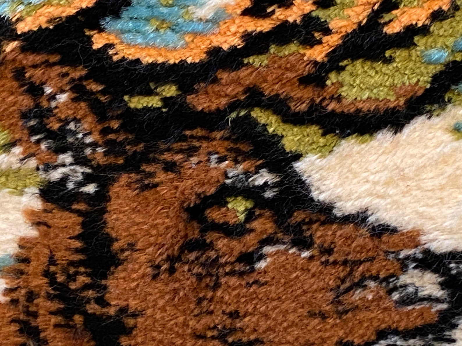 Vintage Deer Tapestry Velvet Wall Hanging Rug Buck Stag Etsy