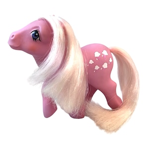 Vintage My Little Pony Lickety Split, Pink with Ice Cream, 1984 Original G1 Hasbro, 1980's Toy