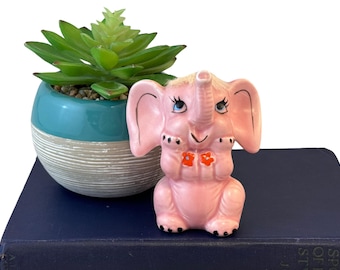 ヴィンテージの擬人化象の置物：キッチュな象の装飾 - Etsy 日本
