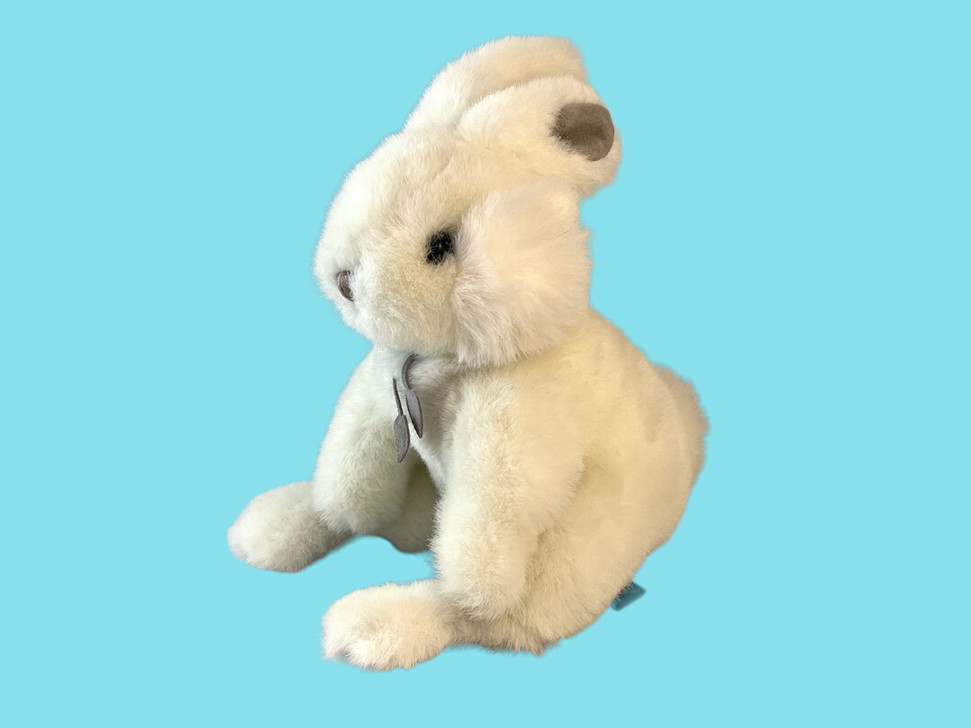 Vintage Plush Rabbit, Snowshoe Hare, Gund Collectors Classic, 1986